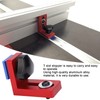 Miter Track Stop, Aluminum Alloy T Slot Limiter Flip Stop