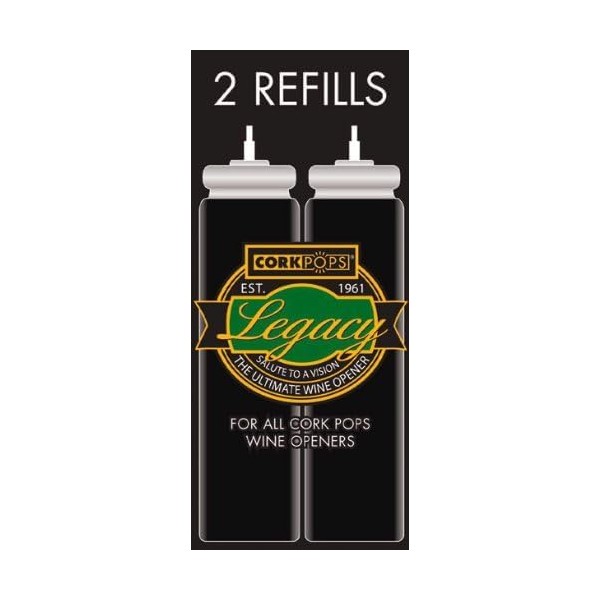 CorkPops Cartuchos de Recambio para Abrebotellas de Vino | Paquete