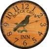 M. Dallas Co. Crow Clock-Black Crow Inn Clock - 23"