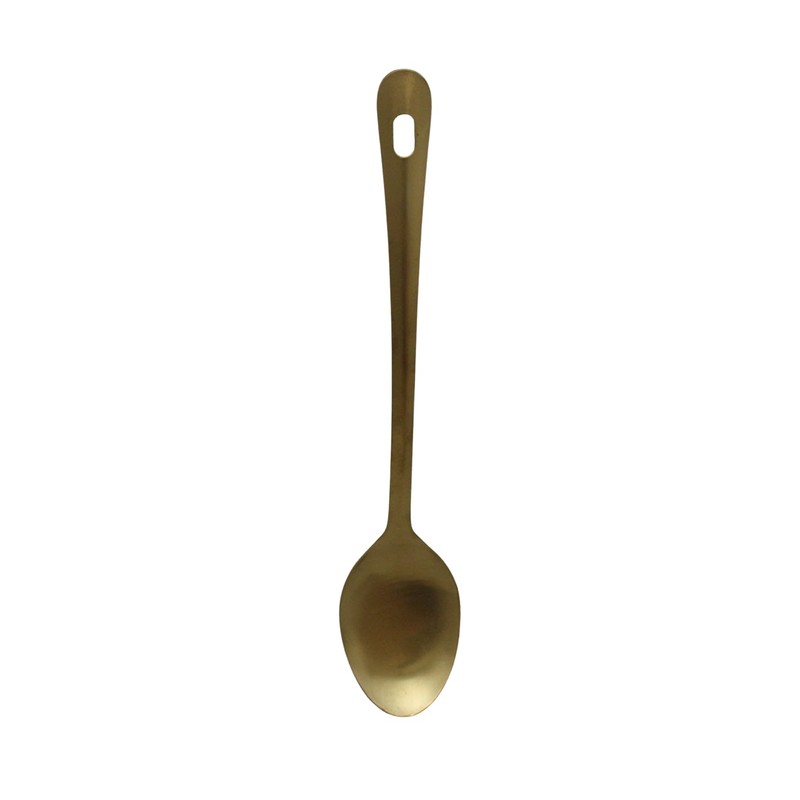 5-Piece Gold-Plated Stainless Steel Kitchen Utensil Set – Skimmer, Ladle,