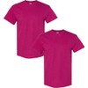 Gildan Men's Heavy Cotton T-Shirt, Style G5000, 2-Pack XL-Berry