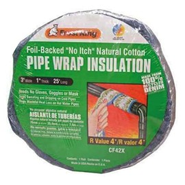 Lawnmowers Parts / Genuine Cf42x 3" X 25 Ft. Cotton & Foil Pipe Insulation Wrap