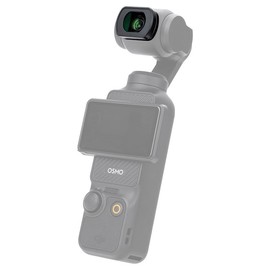 0.75X Wide Angle Lens Compatible with DJI OSMO Pocket 3 Creator Combo Accessories,Magnetic Coated Aspherical Action Camera Lens,Multi-Coated/Optical Glass