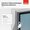 GAUDER GAUDER Fliegengitter fr Fenster (110 x 130 cm |