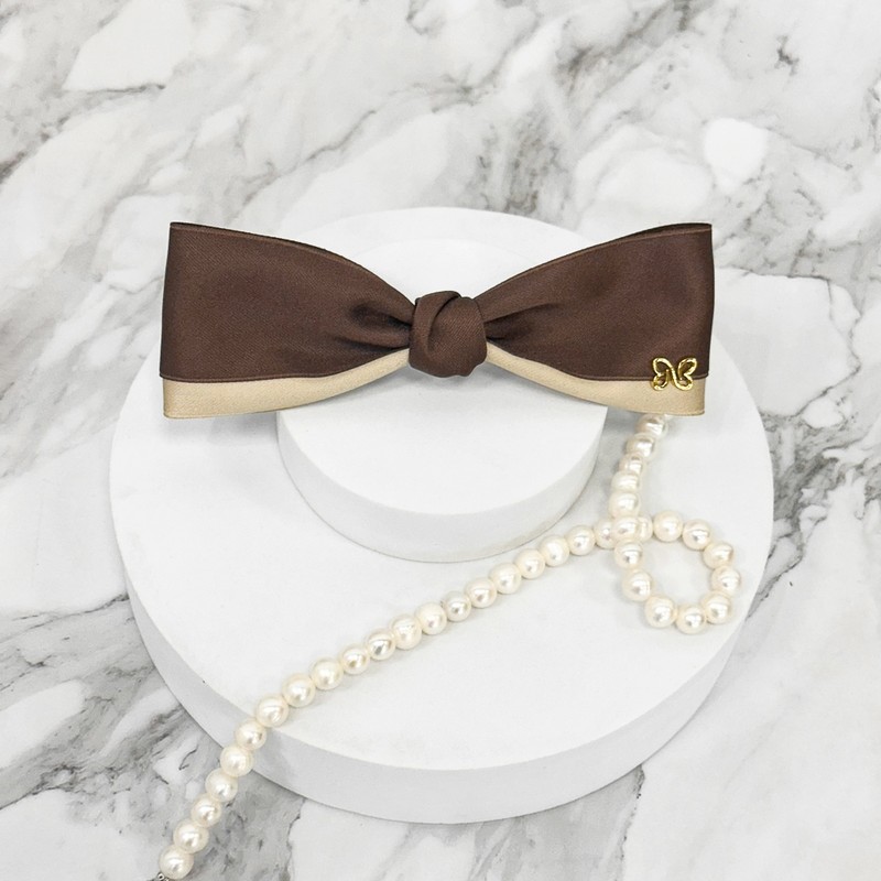 Burnaby Mocha Signature Hairpin Pin Option / 버나비 모카 시그니처