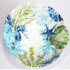 Sigrid Olsen Green Blue Coral Reef Melamine with Seahorse, Starfish