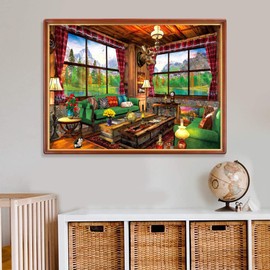 AveJoys Jigsaw Puzzles for Adults 1000 Piece Elegant & Luxurious House 27.56 x 19.69 Inch Jigsaw Puzzle for Adults Educational Game 1000 Pieces Puzzles for Adult