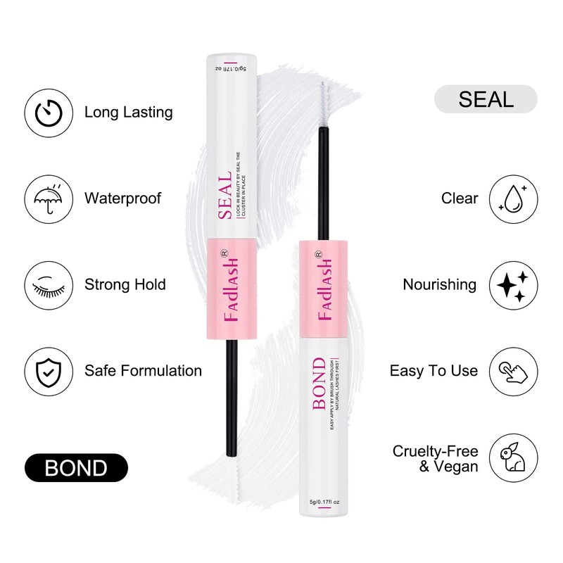 FADLASH Lash Bond and Seal 10ml Individual Lashes Glue and