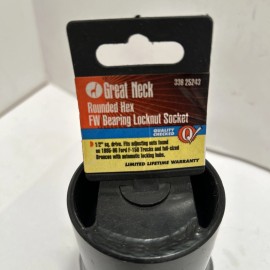 Greatneck Great neck 2-1/2” 6R Hex FW Bearing Lockout Socket Ford Trucks 1/2” Dr. New