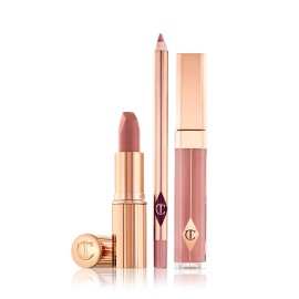 Charlotte Tilbury The Pillow Talk Full Size Lip Kit - Lip Liner, Lipstick, Gloss