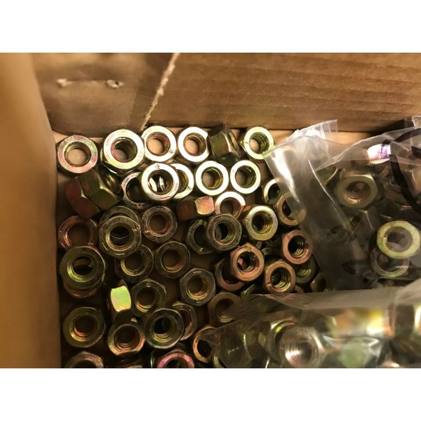 PFC 1/4-20 Hex Nut Grade 8 Yellow Zinc Plated --