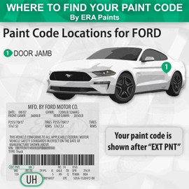 ERA Paints HR/M7499 - Copper Clay Pearl for FORD Exact Match Automotive Touch Up Paint Jar - Essential Kit