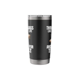 Cornhole Player Toss Bean Bag Game Men Women Funny Tossing Stainless Steel Insulated Tumbler