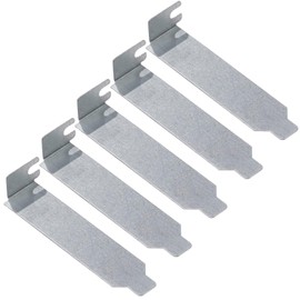Audiophan PCI Slot Cover Screwless Black 5 Pack