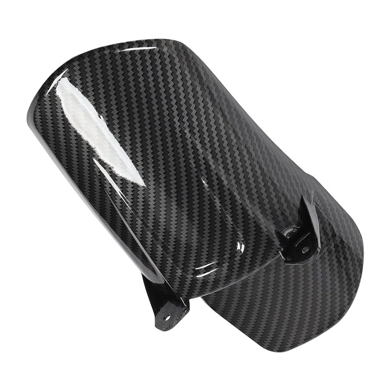 Motorcycle Rear Mudguard Carbon Fiber Pattern Wheel Tire Splash Proof