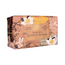 The English Soap Company, Indian Sandalwood Soap Bar, Anniversary Collection, 200 g