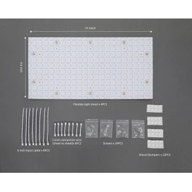 Minxue 4PCS Soft LED Backlight Sheet 36W 6000K IP54 Water Proof Backlit Flexible cuttable Each pcs 19X9.5 inch for Translucent countertop