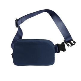 Fanny Belt Pack for Women Crossbody Bag for Sports Adjustable Strap (Navy Blue)