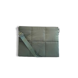 Iris Large Electronics Bag Protective Laptop Case Carrier (#24250) By Iris & Rainbow:_Olive