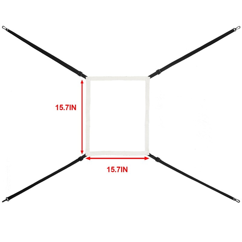 AOLIGEIJS Baseball Net Adjustable Strike Zone Target… (Strike Zone, White)