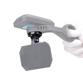 YYunying Universal Fahrrad-Kamerahalterung für Actionkameras und Fahrradbeleuchtung, Aluminium-Basis, 34mm Durchmesser, Schwarz