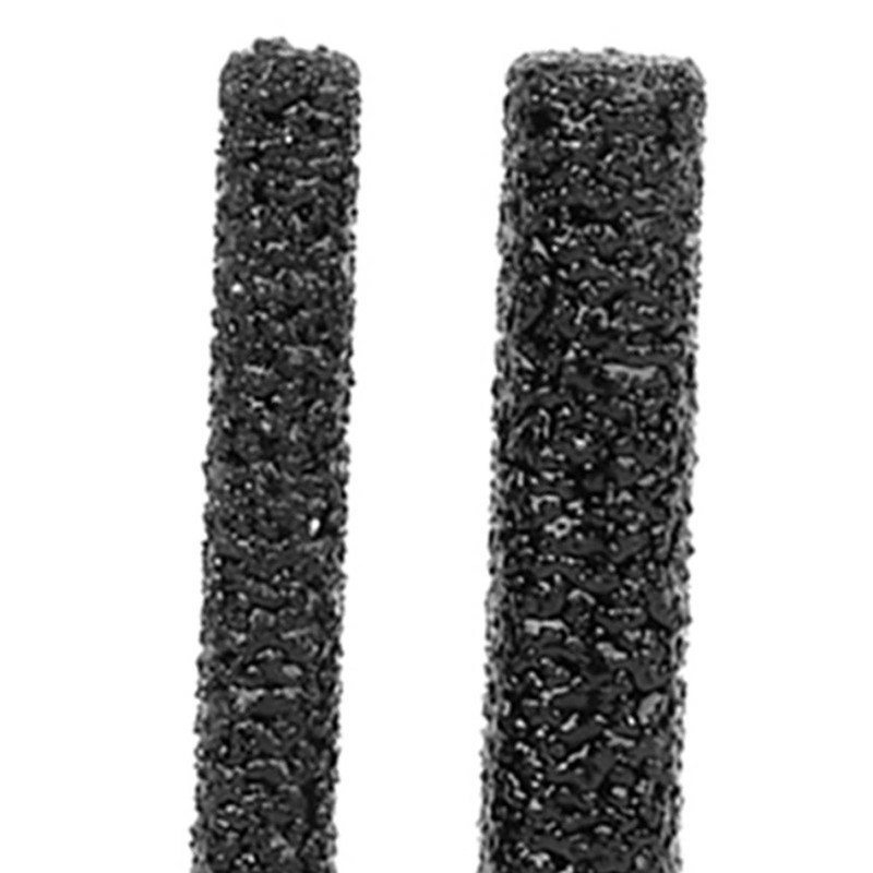 2Pcs Diamond Router Bits Black Brazed Straight Shank for Quartz