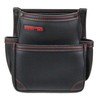 SK11 Synthetic Leather Waist Bag, 2 Tiers, Width 9.8 x