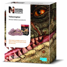 Natural History Museum Dig a Velociraptor Skeleton