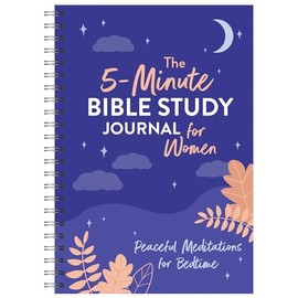 5-Minute Bible Study Journal for Women: Peaceful Meditations for Bedtime