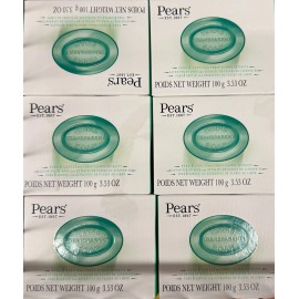 Pears Oil Clear Soap with Lemon Flower Extract 9 Pack Pure & Gentle Bar Soap