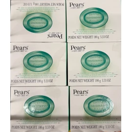 Pears Oil Clear Soap with Lemon Flower Extract 9 Pack Pure & Gentle Bar Soap