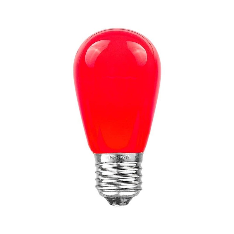 Novelty Lights 25 Pack S14 Outdoor Patio Edison Replacement Bulbs,