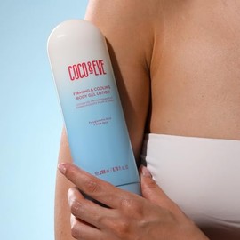 Coco & Eve Gel Corporal Refrescante y Reafirmante (200 ml) | Hidratación Profunda con Ácido Poliglutámico y Aloe Vera | After Sun Calmante para Piel Irritada por el Sol