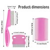 3 Pcs Flea Comb,Lice Comb Pet Hair Cleaning Grooming Set,