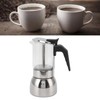 Glass Moka Pot Stainless Steel Heat Resistant Portable Classic Italian