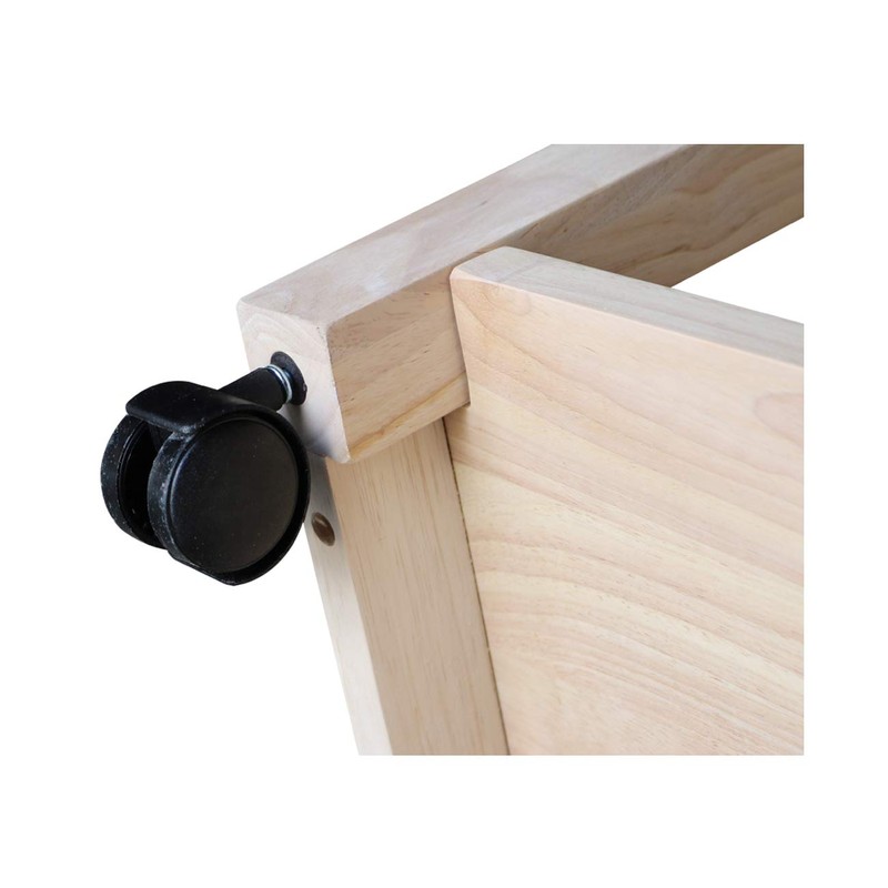 International Concepts Microwave Cart, Unfinished