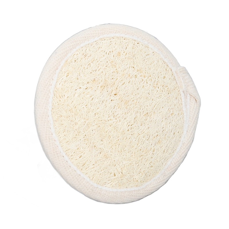 10pcs Loofah Facial Exfoliating Pads Round Shaped Reusable Gentle Scrubbing