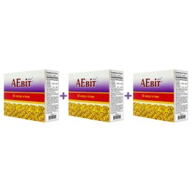 AEvit (A 100,000 IU and E Vitamins Complex) 60 softgels (3)