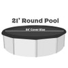Buffalo Blizzard 21 ft Round Pool Cover | Deluxe Above