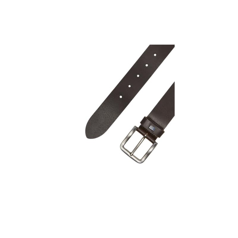 JACK & JONES Male Leather Belt, Black coffee