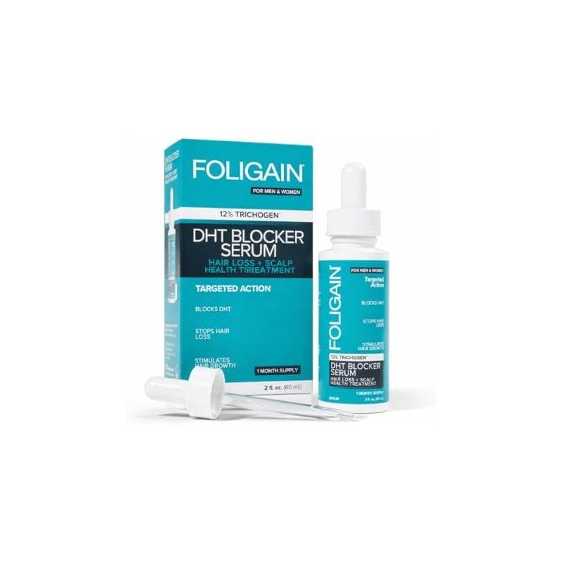 Foligain DHT Blocker Serum 60ml - Apoye el crecimiento del
