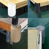 JYINCPED Corner Dock Bumper Fender,Boat Dock Bumpers Corner Fenders,Marine Grade