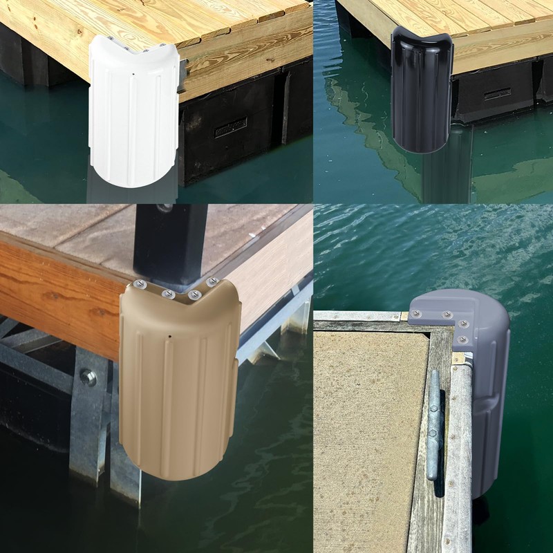 JYINCPED Corner Dock Bumper Fender,Boat Dock Bumpers Corner Fenders,Marine Grade