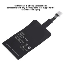 Wireless Charger Adapter, QI Standard Wireless Charging Module Sticker for iOS/Android Phone, 1000mAh Output (#4)