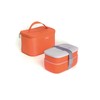 Brunch Time Lunchbox orange/weiß