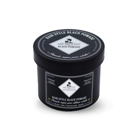 MEL BROS CO. - Hair Style Black - Pomada negra para estilizar, oscurecer y matizar cabello con canas. Extra Fijación 4 oz.
