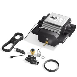 Longer Air Assist Kit for Laser Engraver RAY5 10,000mW/20,000W,Adjustable Max 30L/min Airflow Air Assist Pump,Smooth Edge Clean Cuts, Remove Smoke,Dust,Protect Laser Lens