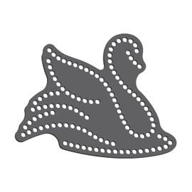 Rhinestone Genie SWAN 5" Magnetic Rhinestone Template, Black