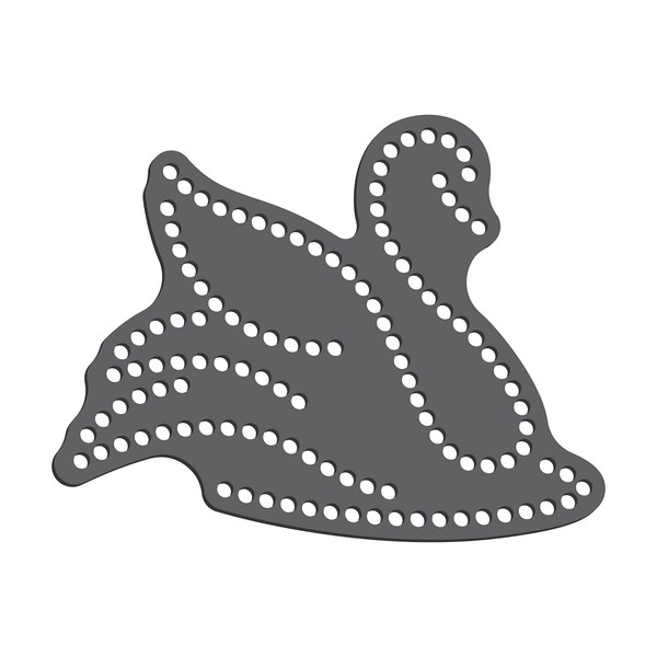 Rhinestone Genie SWAN 5" Magnetic Rhinestone Template, Black