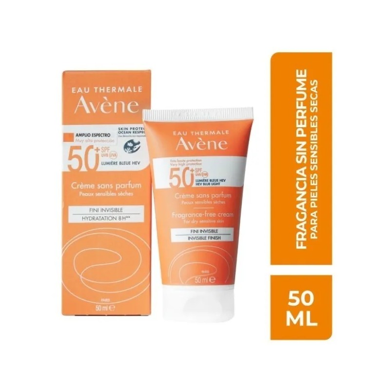 Avene Protector Sola 8 Horas De Hidratación Invisible 50ml
